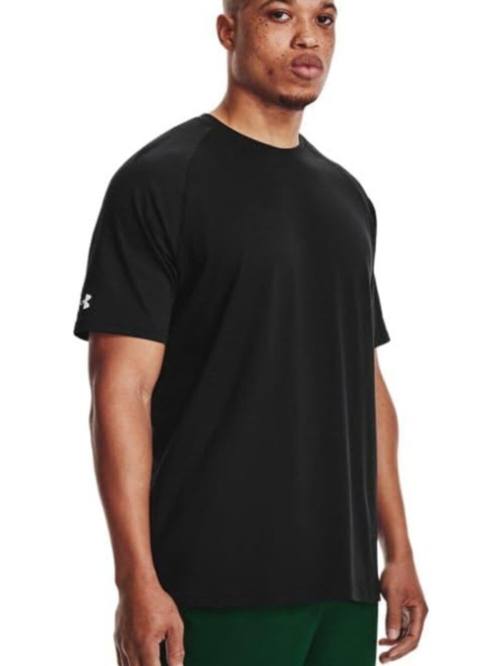 Under Armour Men's UA Athletics T-Shirt 2XL Loose fit Black NWT